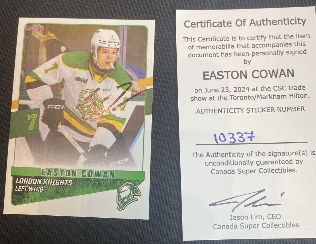 10337 Easton Cowan Card