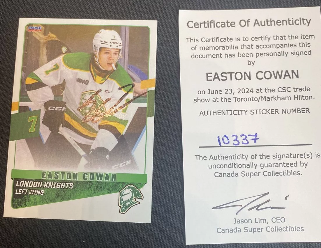 10337 Easton Cowan Card