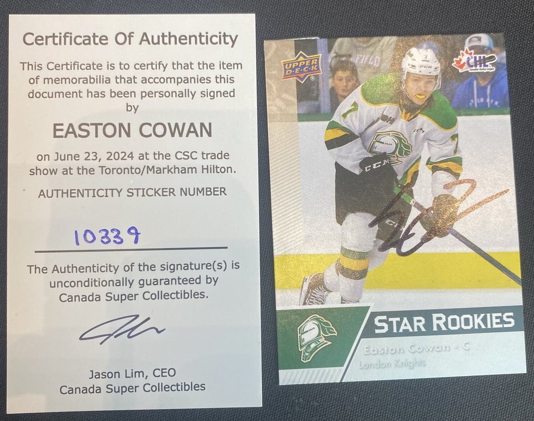 10339 Easton Cowan Card