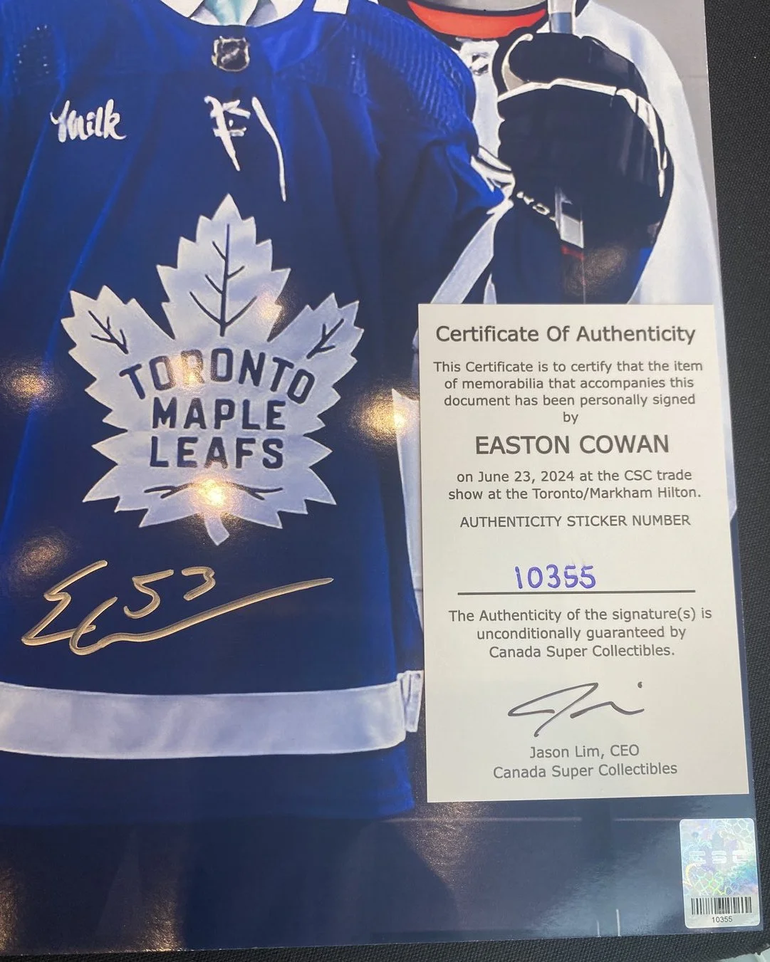 10355 Easton Cowan Poster