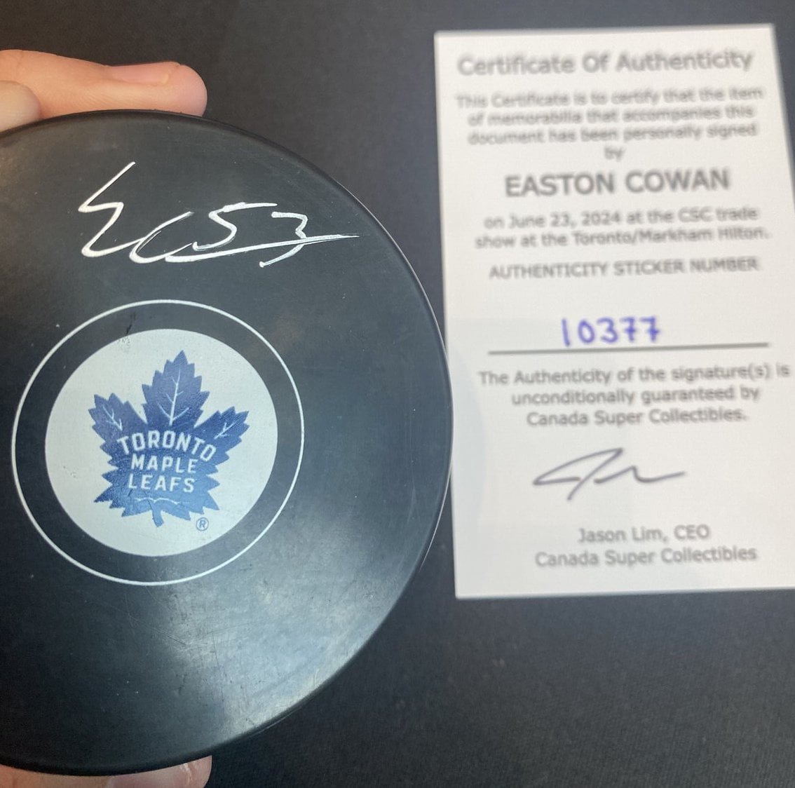 10377 Easton Cowan Puck