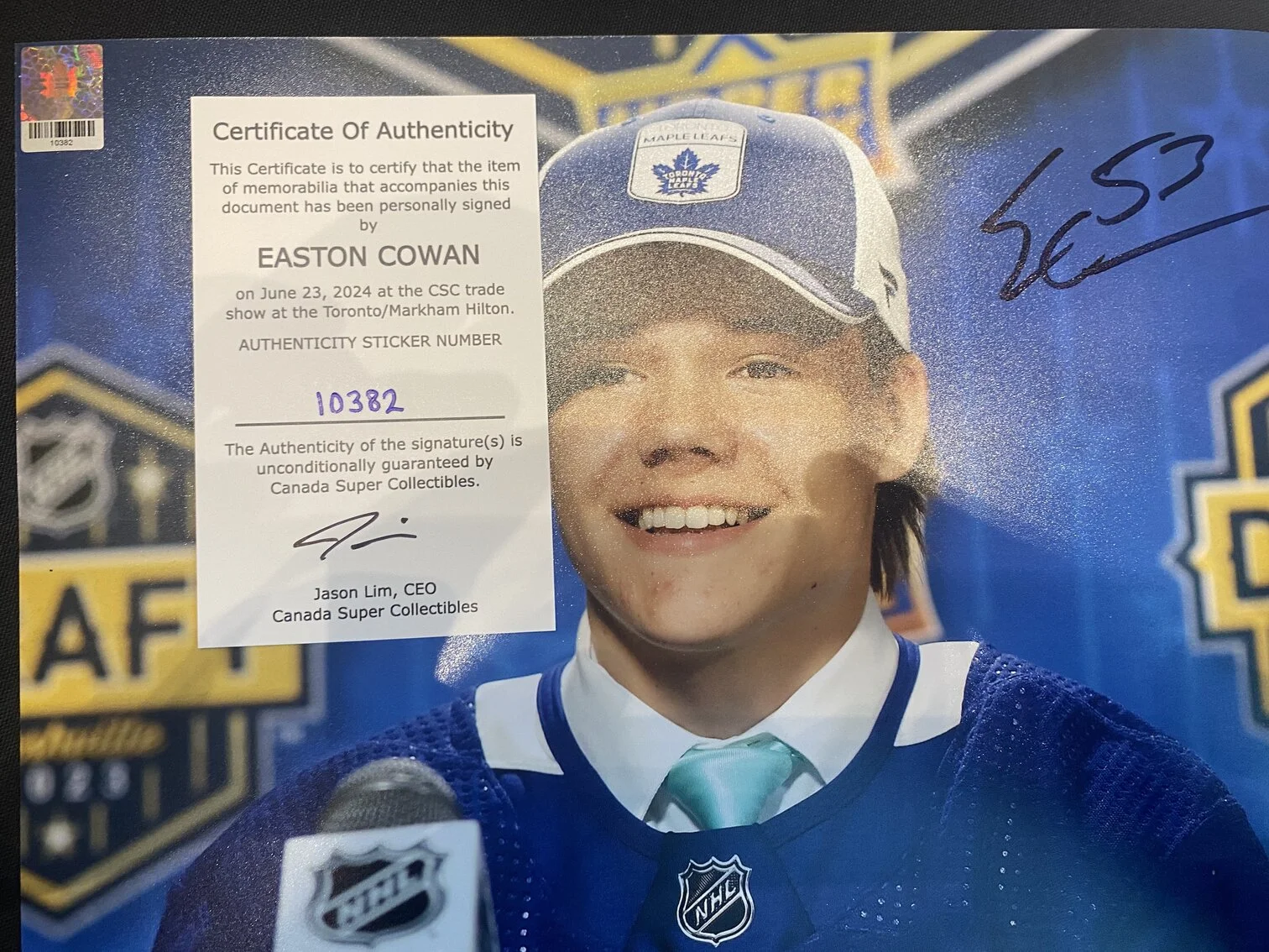 10382 Easton Cowan Poster