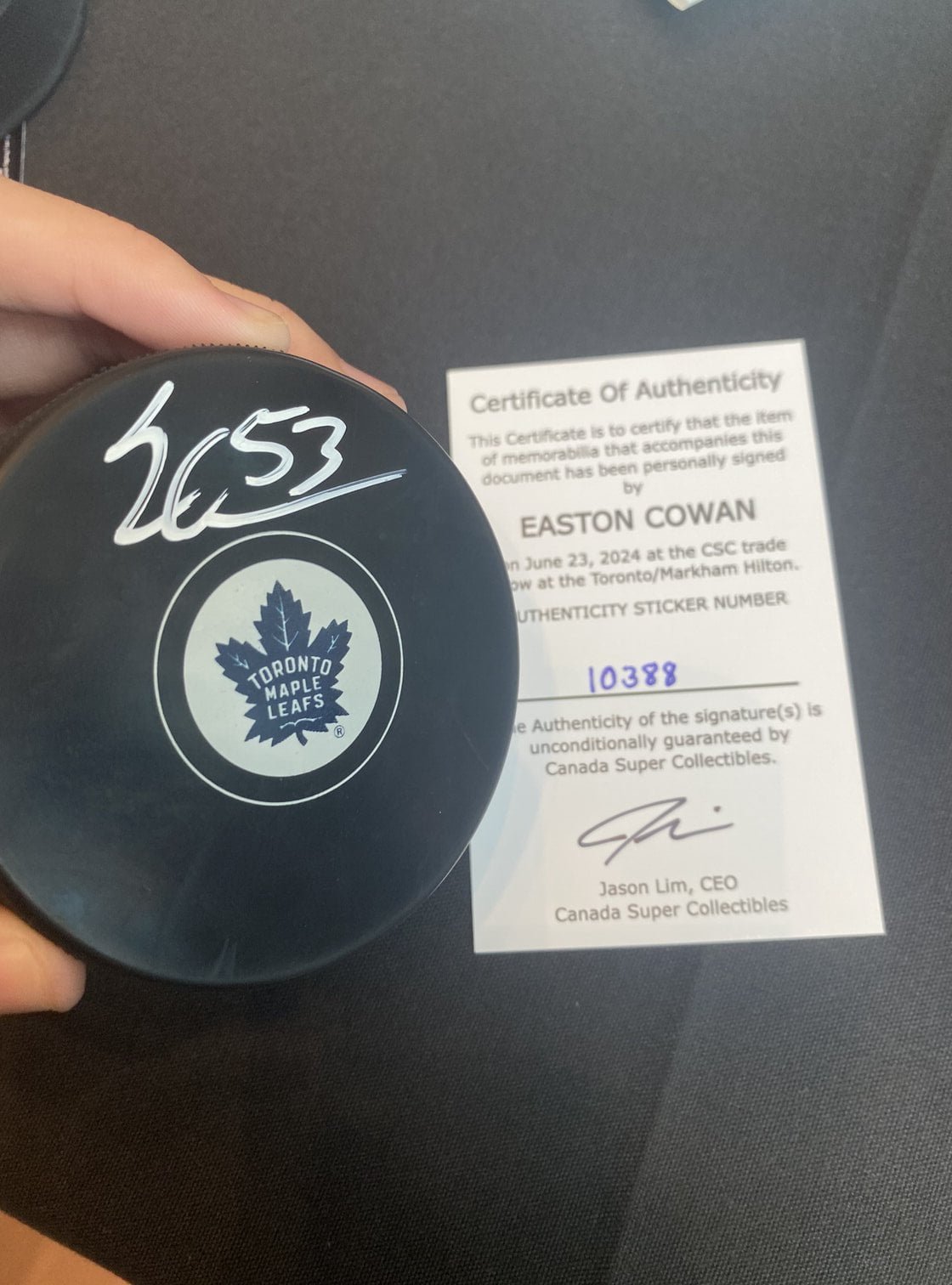 10388 Easton Cowan Puck