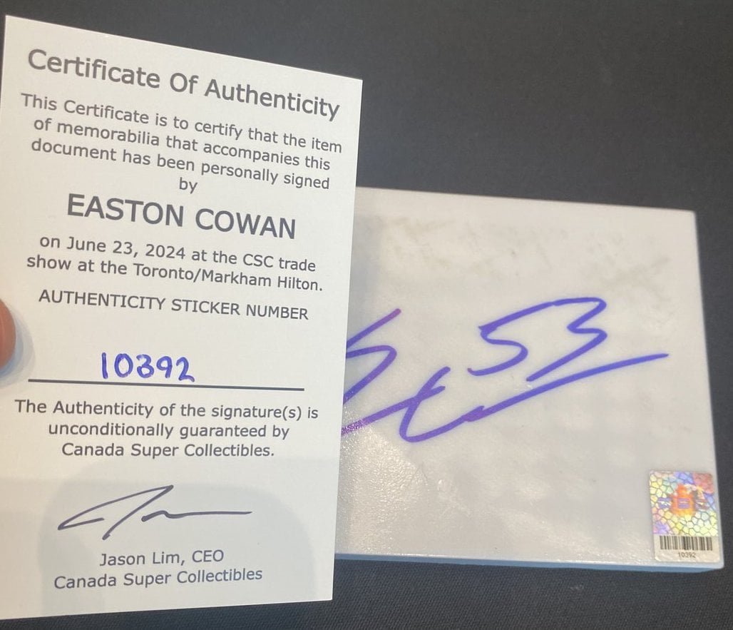 10392 Easton Cowan Poster