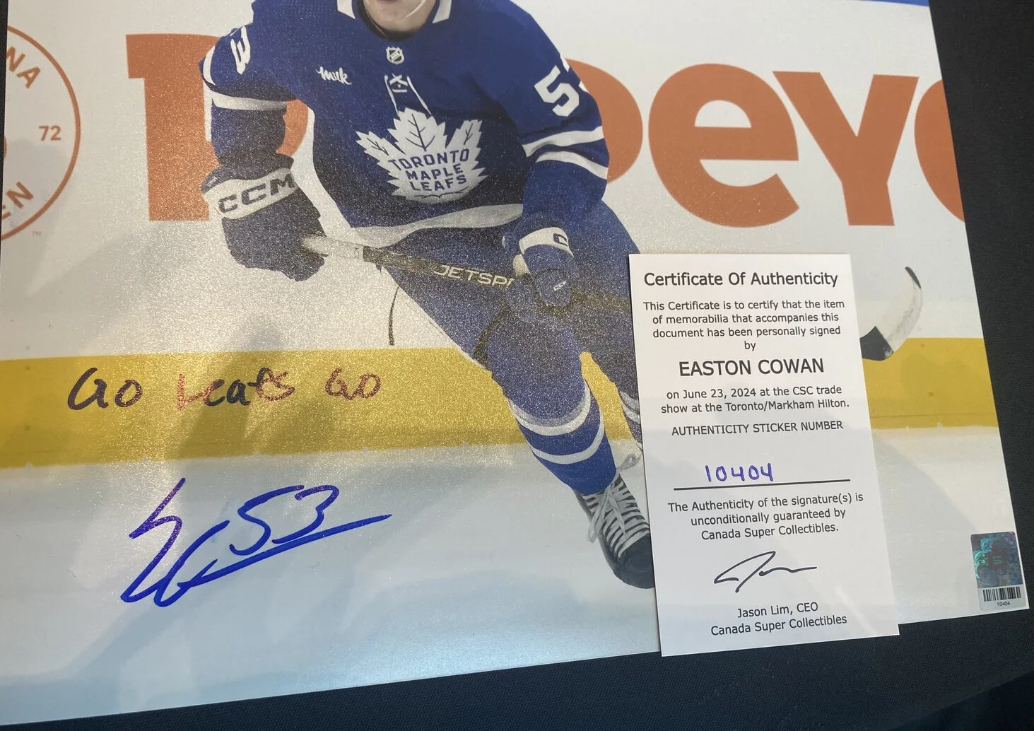10404 Easton Cowan Poster
