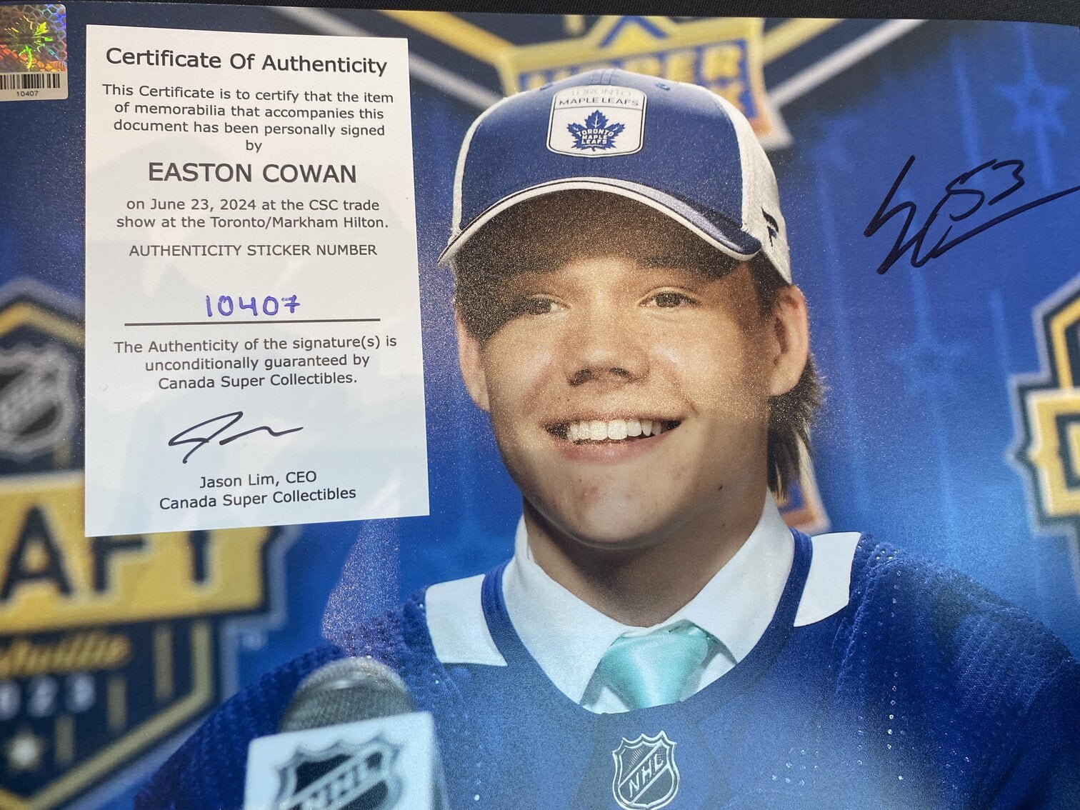 10407 Easton Cowan Poster