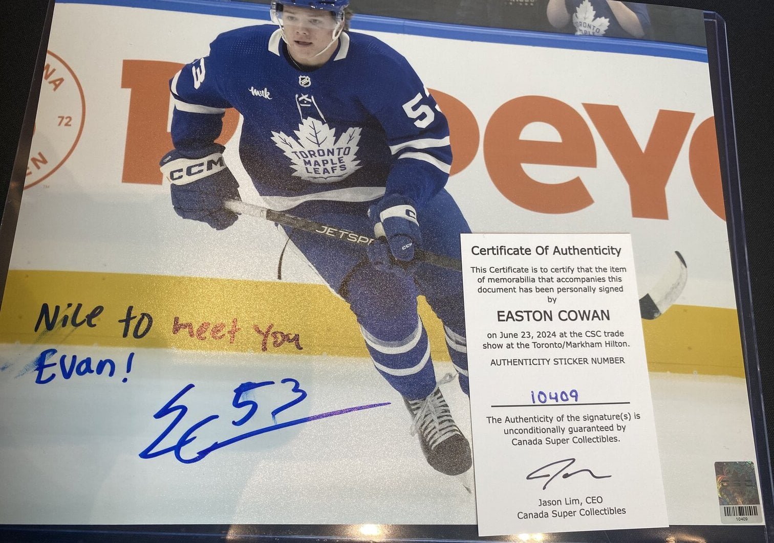 10409 Easton Cowan Poster