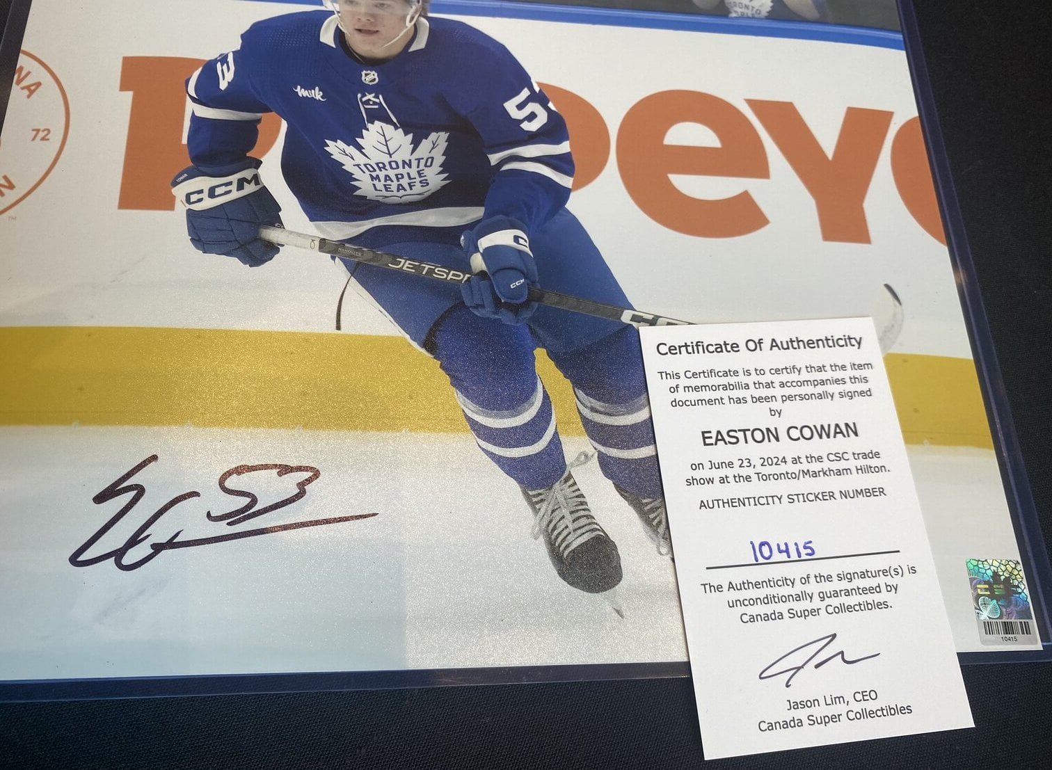 10415 Easton Cowan Poster