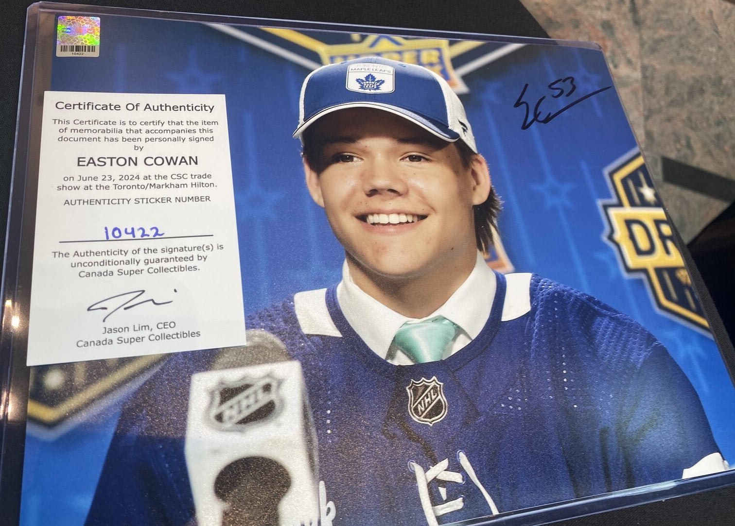 10422 Easton Cowan Poster