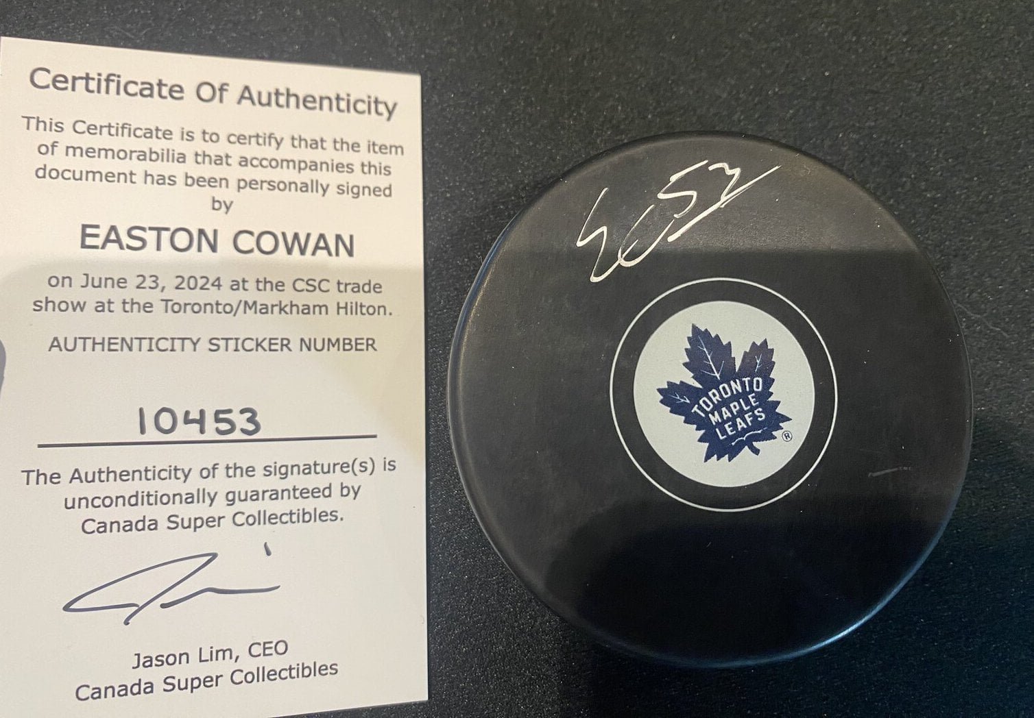 10453 Easton Cowan Puck