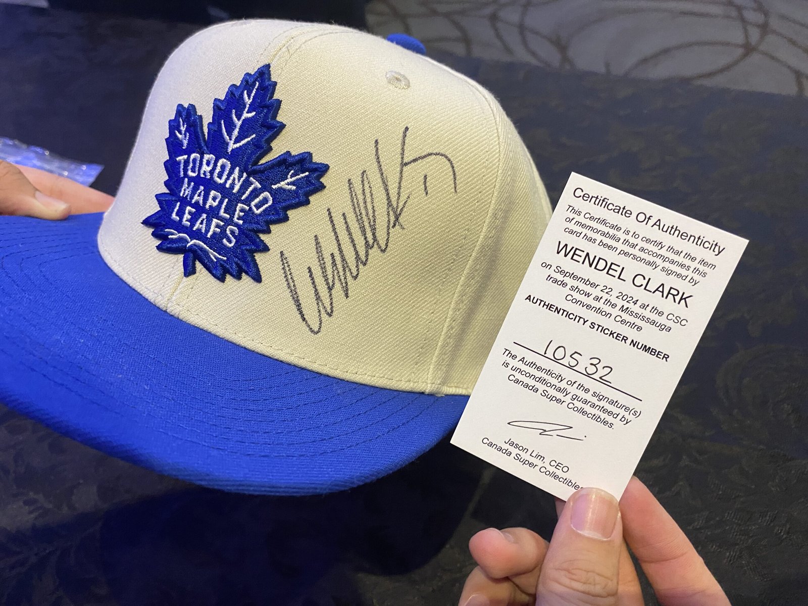 10532 Wendel Clark Cap