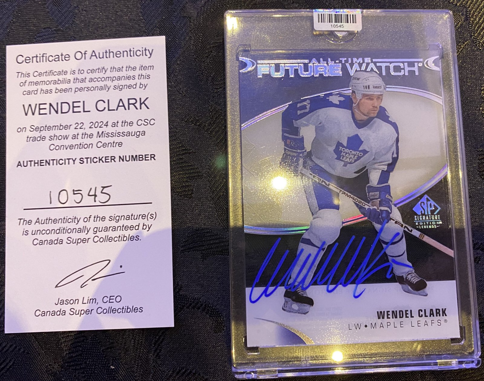 10545 Wendel Clark Card