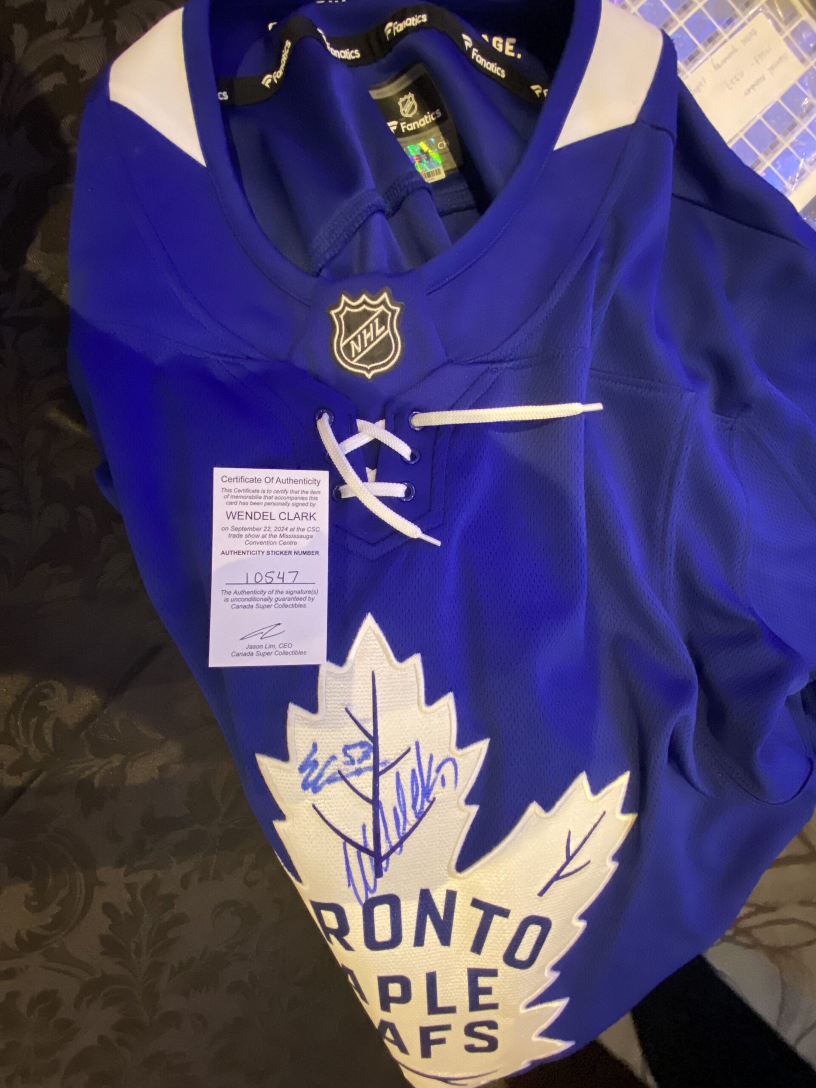 10547 Wendel Clark Jersey