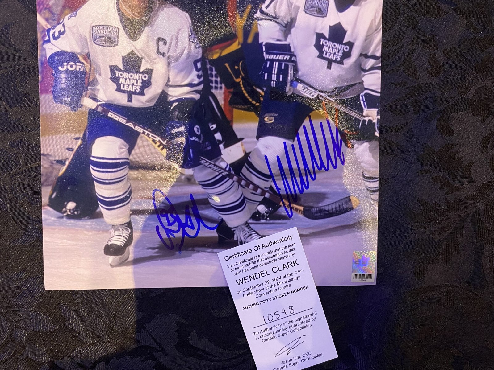 10548 Wendel Clark Photo Doug Gilmour