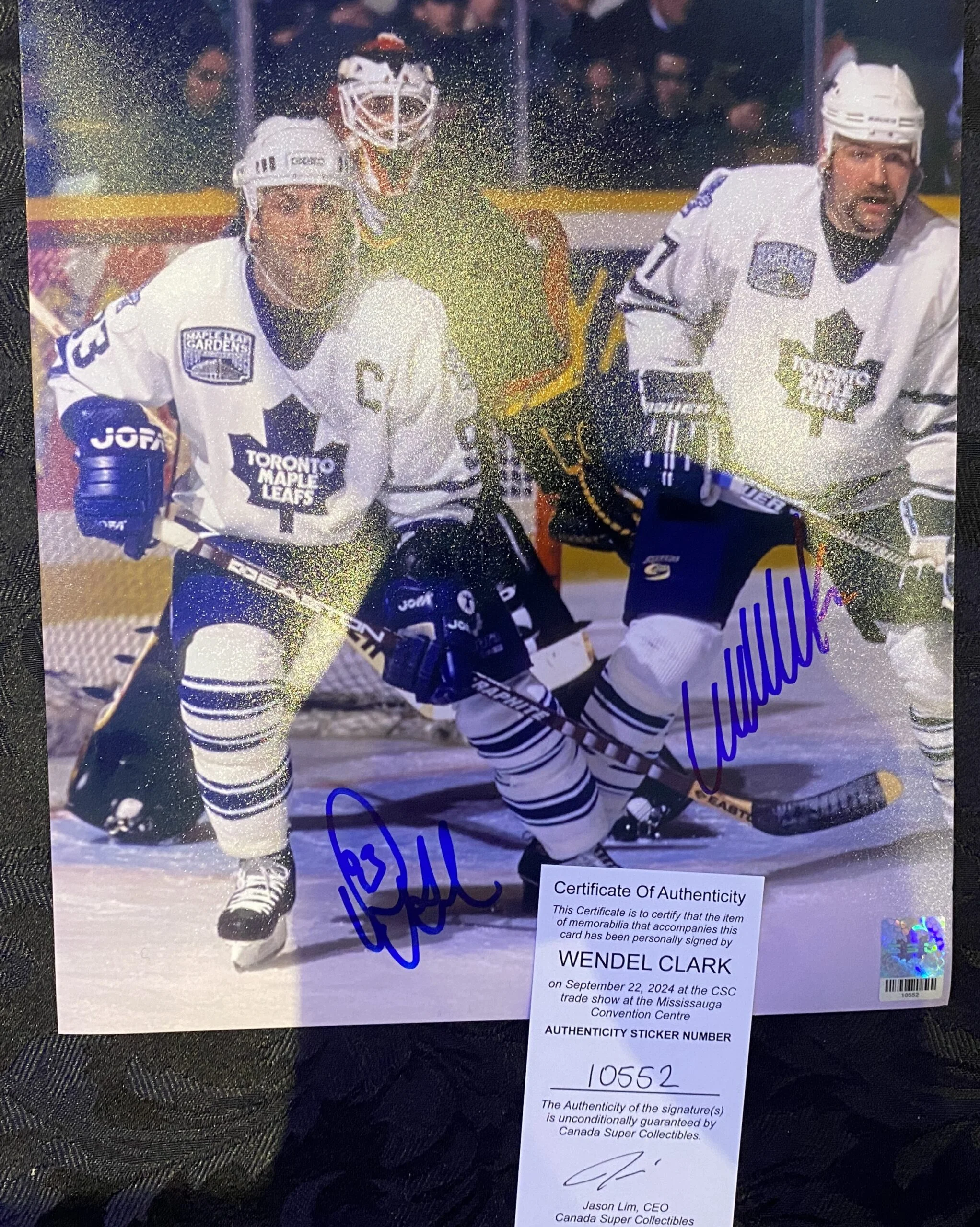 10552 Wendel Clark Doug Gilmour Photo